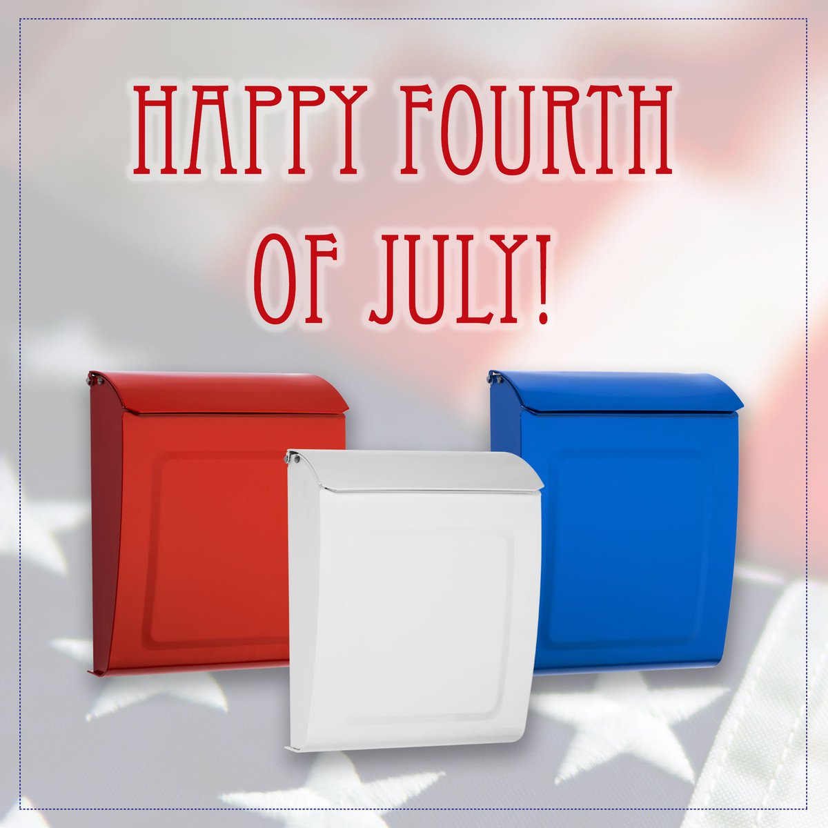 arch_mailboxes's tweet photo. Happy 4th of July! #IndependenceDay #USA #USPS #Mail #ArchitecturalMailboxes #4thofJuly https://t.co/VYEohjM9WP