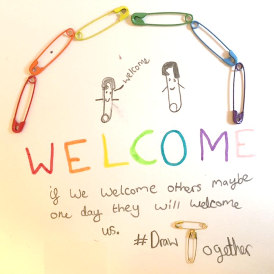 TogetherDraw's tweet photo. From Martha, aged 9 #DrawTogether #Pinclusive https://t.co/VCk757I1Kd