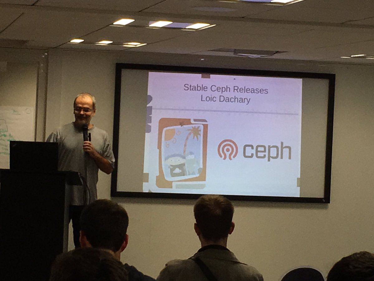 Loic Dachary -> stable <a href="/Ceph/">Ceph</a> release : upgrade process... @RedHatStorage #meetup
