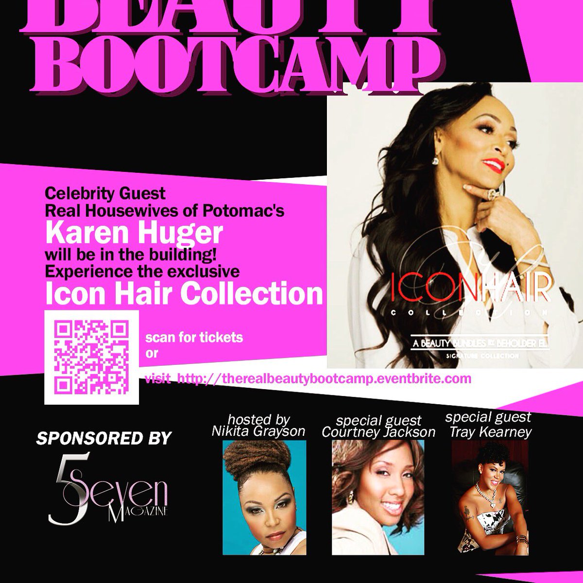 ModelB_OSS's tweet image. Get your tickets for the Beauty Bootcamp!!!! RHOP's Karen Huger will be in attendance! September 30-October 2.