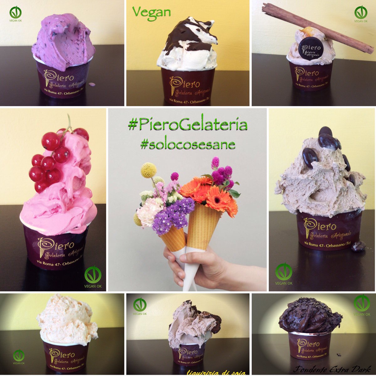 PieroGelateria's tweet photo. #benatural #bevegan #gelatovegano #pierogelateria #solocosesane https://t.co/OWqNqEmF9M
