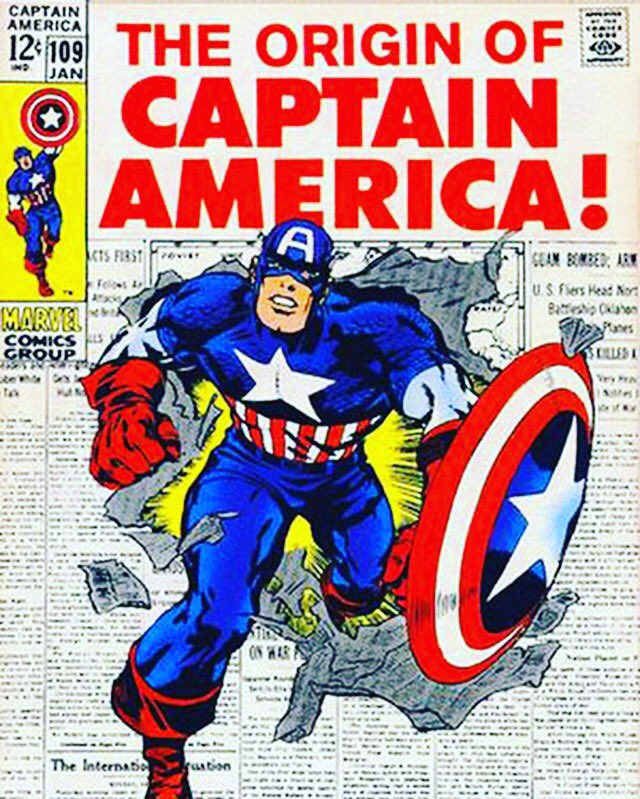 IssuesNeeded's tweet photo. #Happy4th from Captain America &amp; #IssuesNeeded! 

Celebrate the day with comics, we're open until 5pm! 📚🎉 https://t.co/pVyMYHFJUV
