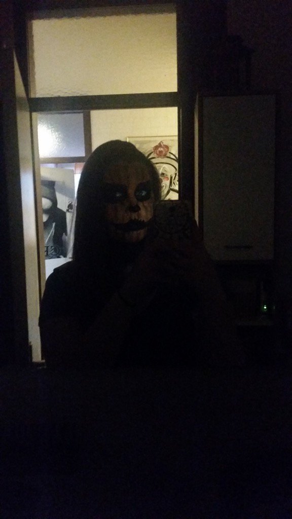 RazzlezSam's tweet image. @Paluten Kürbiskopf #specialmakeup