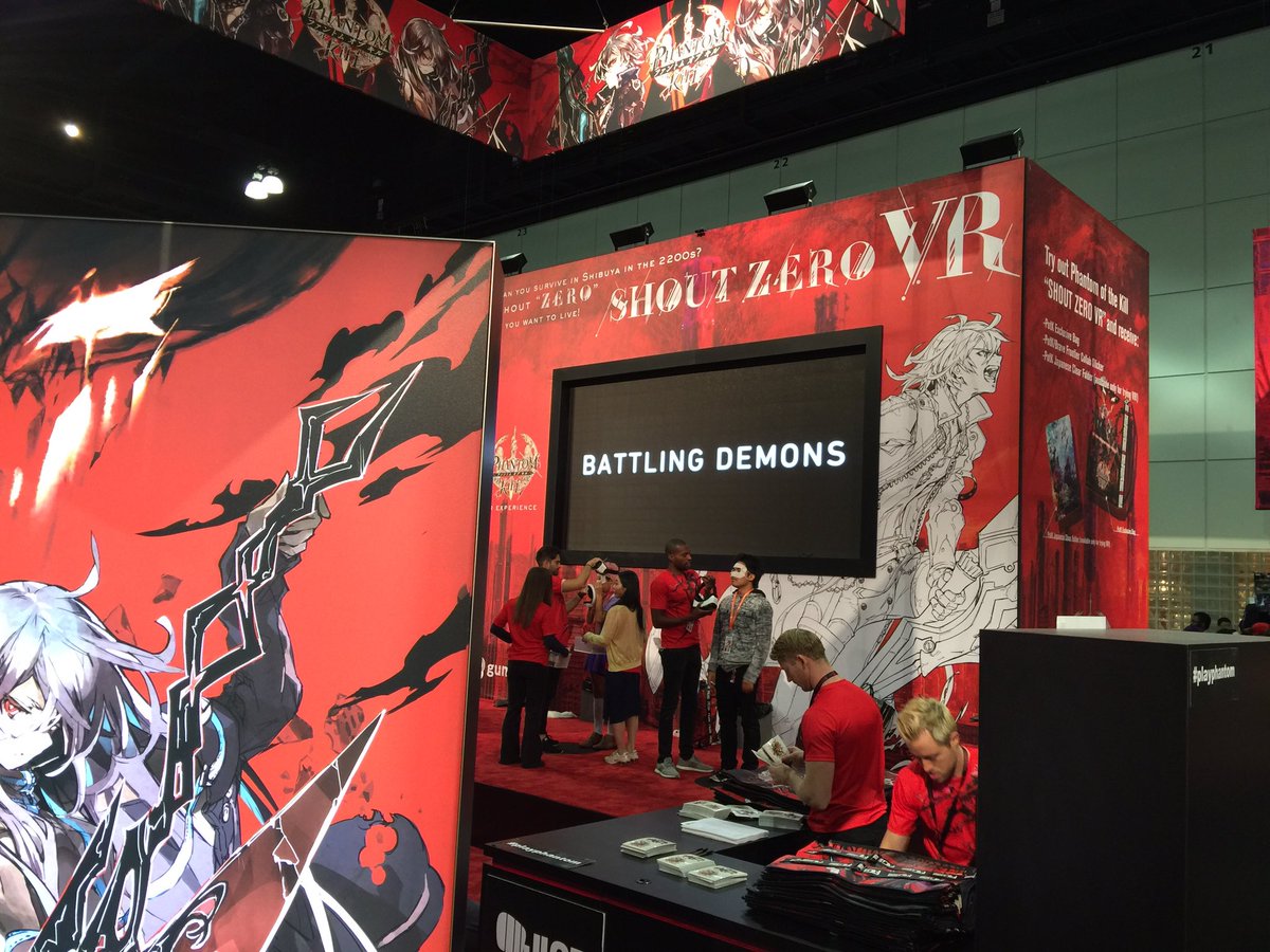 mat_will_i_am's tweet photo. Come visit phantom of the kill booth @animeexpo #playphantom https://t.co/BCjVm7yXBR