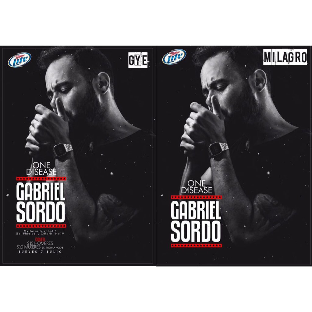 nelsonissac's tweet photo. Con la bendición de Dios será una gran semana, Gabriel Sordo Jueves en XS y Viernes en Milagros, buenas vibras🌀 https://t.co/nvFI4tMOwa
