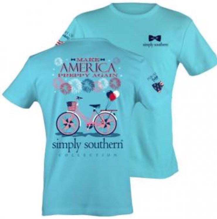 dazzleuponline's tweet photo. We are celebrating today we our favorite shirt! Happy 4th of July! #FourthofJuly #dazzleup #simplysouthern https://t.co/roexXt96zh