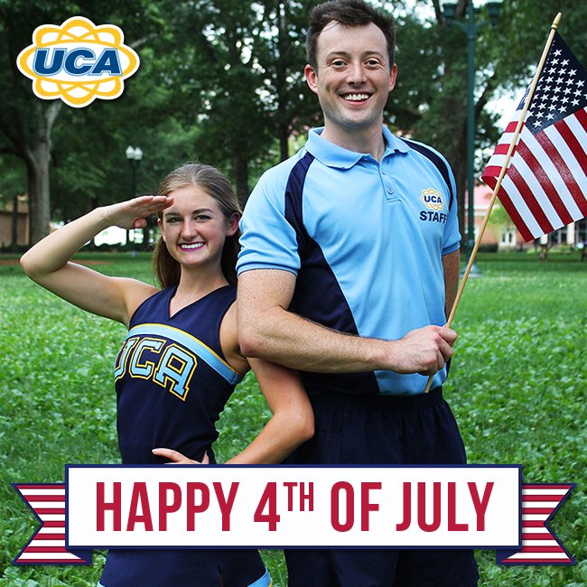 UCAupdates's tweet photo. America, we love you! The UCA Staff hopes you have a happy and healthy 4th of July! 🇺🇸 https://t.co/cWu1nQoieU