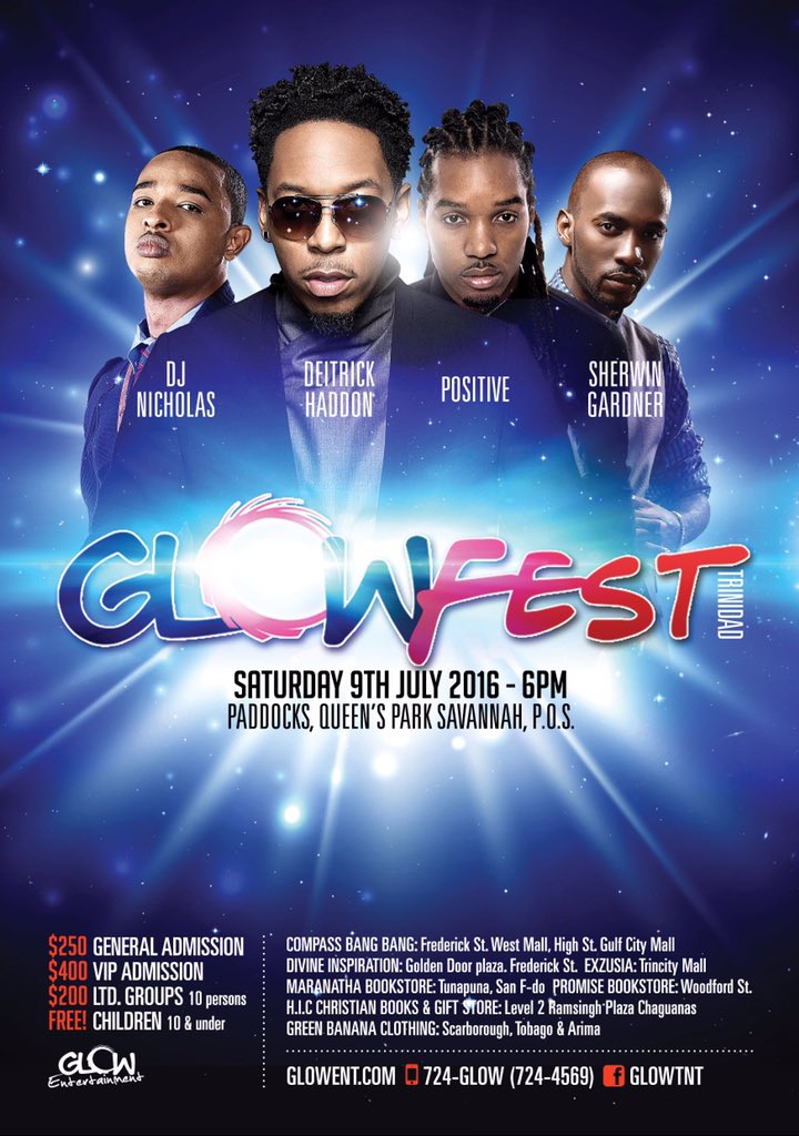 djnicholas2's tweet photo. Trinidad! Don't miss Glowfest this Saturday. We lifting Christ high, we keeping it LoUd! https://t.co/IgJ6dSss12