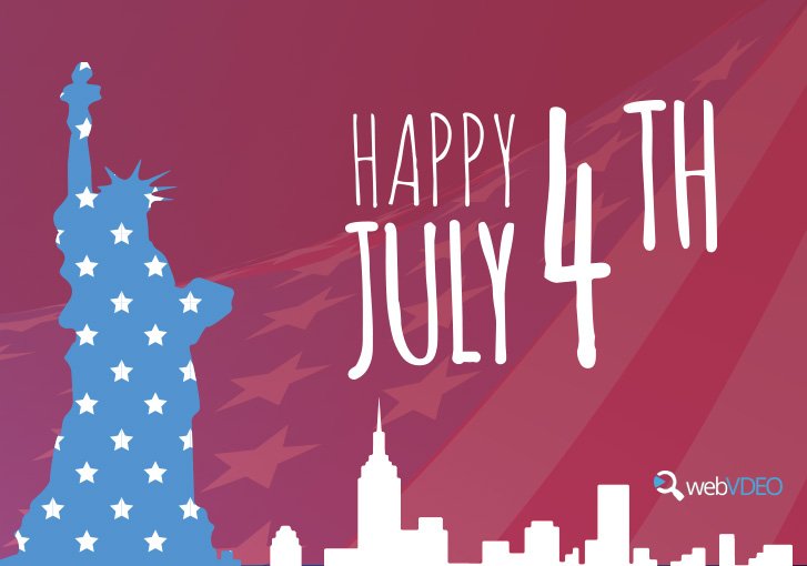 webVDEO's tweet photo. Have a safe and happy 4th of July from our family to yours.
#4thofjuly #webvdeo https://t.co/hHzToMADZ9