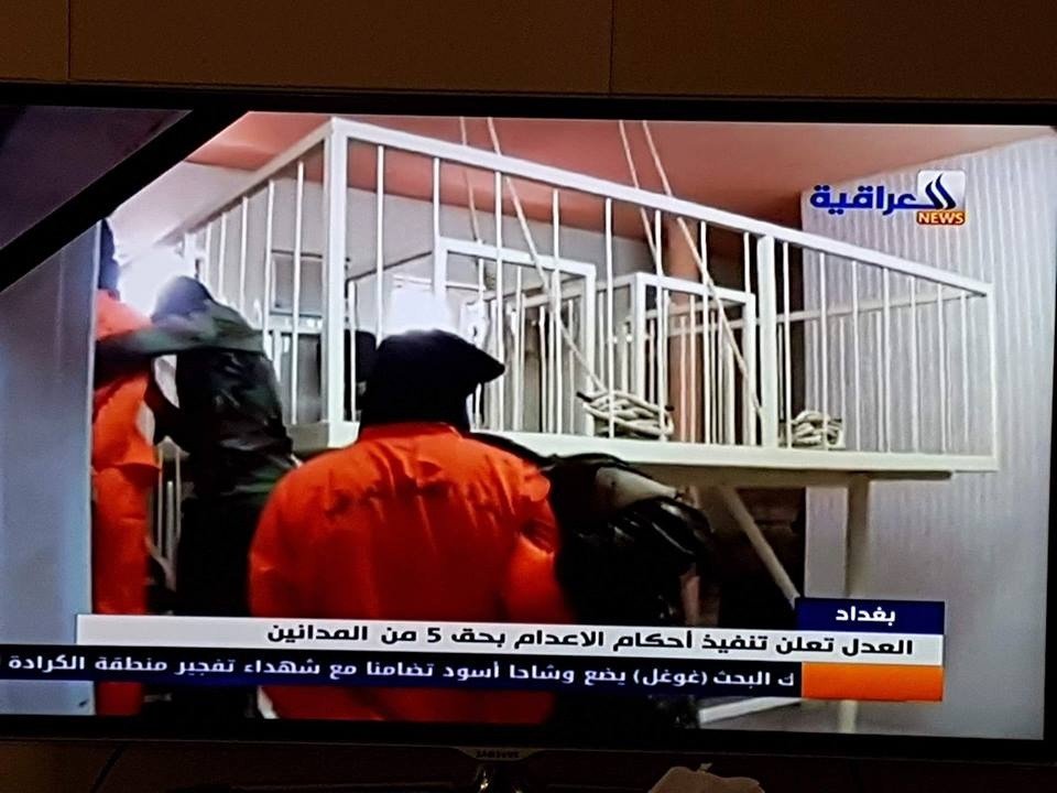 az761301's tweet photo. #عاجل

وزارة العدل تعلن عن اعدام 5 اشخاص مدانين بقضايا الارهاب في العراق

#تفجير_الكرادة
#الكرادة_تنزف
#prayforiraq https://t.co/J1xfSMdG34