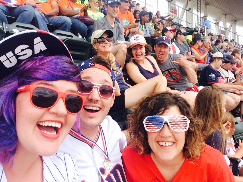 FlyTTemptress's tweet photo. Fam at the ball game! #twinspics https://t.co/LBq2c7OpLB