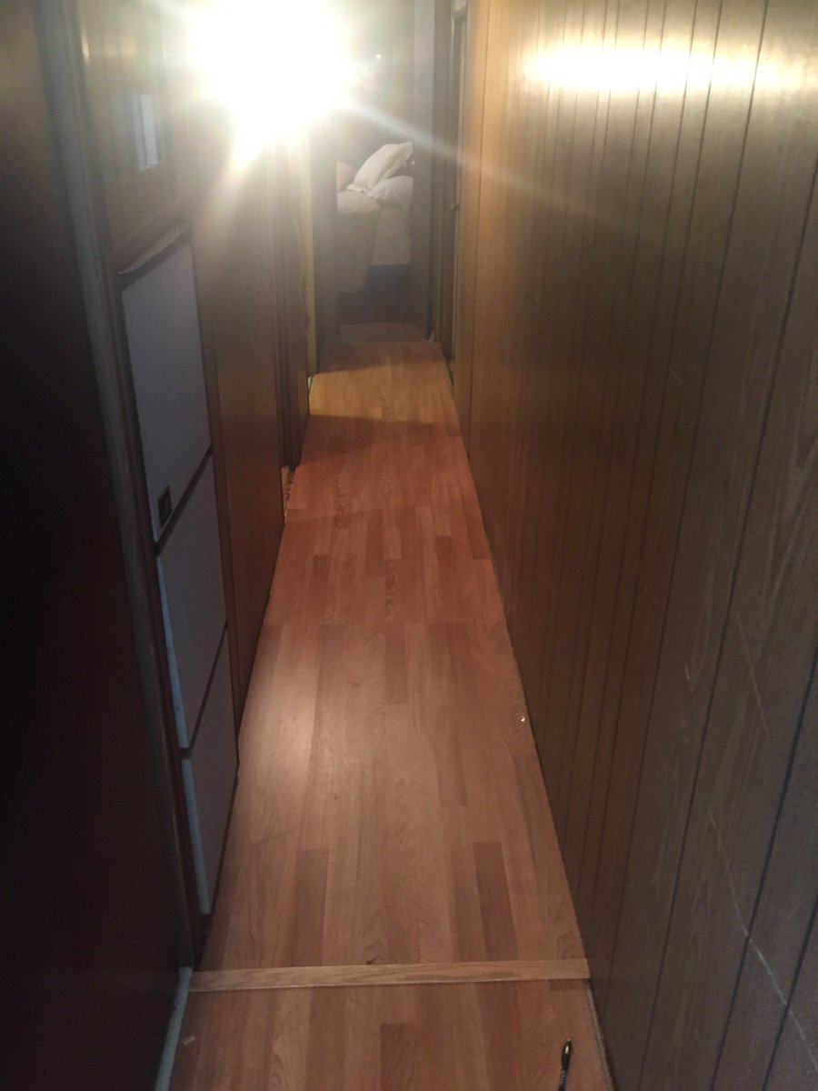 brettbags's tweet image. Absolutely perfect weekend and drove to camp to finish laying the floors #Ontothenextproject #walls #beehappy