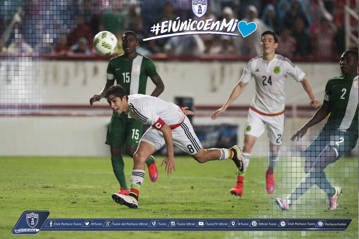 Tuzos's tweet photo. Imágenes de la participación de los Tuzos en el amistoso del sábado frente a Nigeria. #ElÚnicoEnMi💚 https://t.co/kXDFJuKHM9