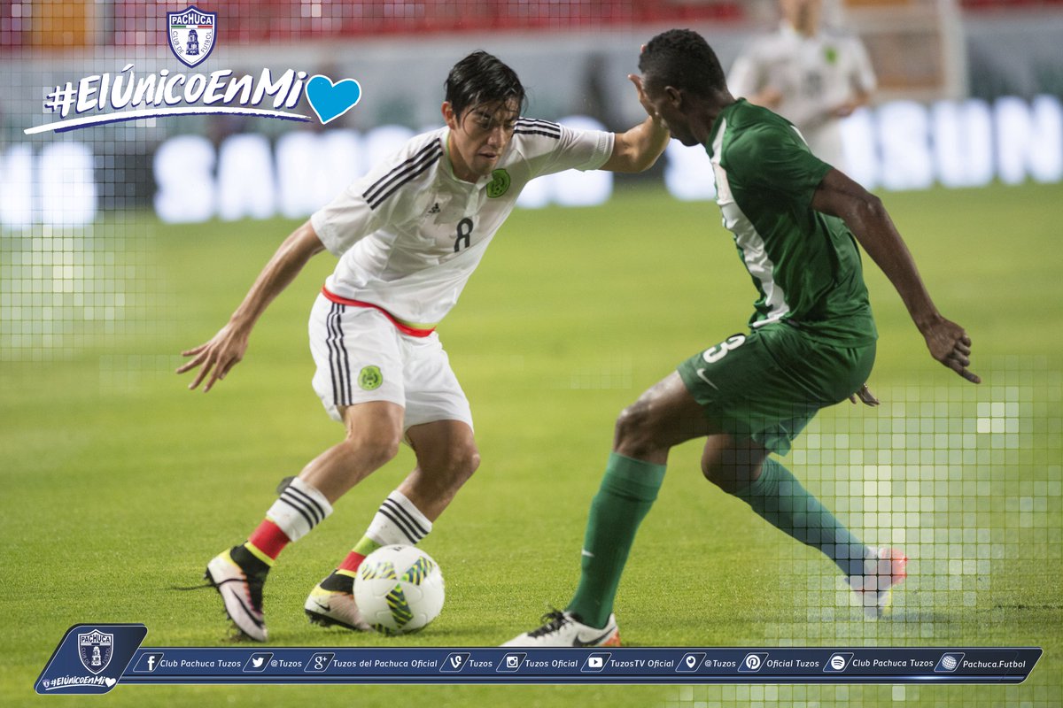 Tuzos's tweet photo. Imágenes de la participación de los Tuzos en el amistoso del sábado frente a Nigeria. #ElÚnicoEnMi💚 https://t.co/kXDFJuKHM9