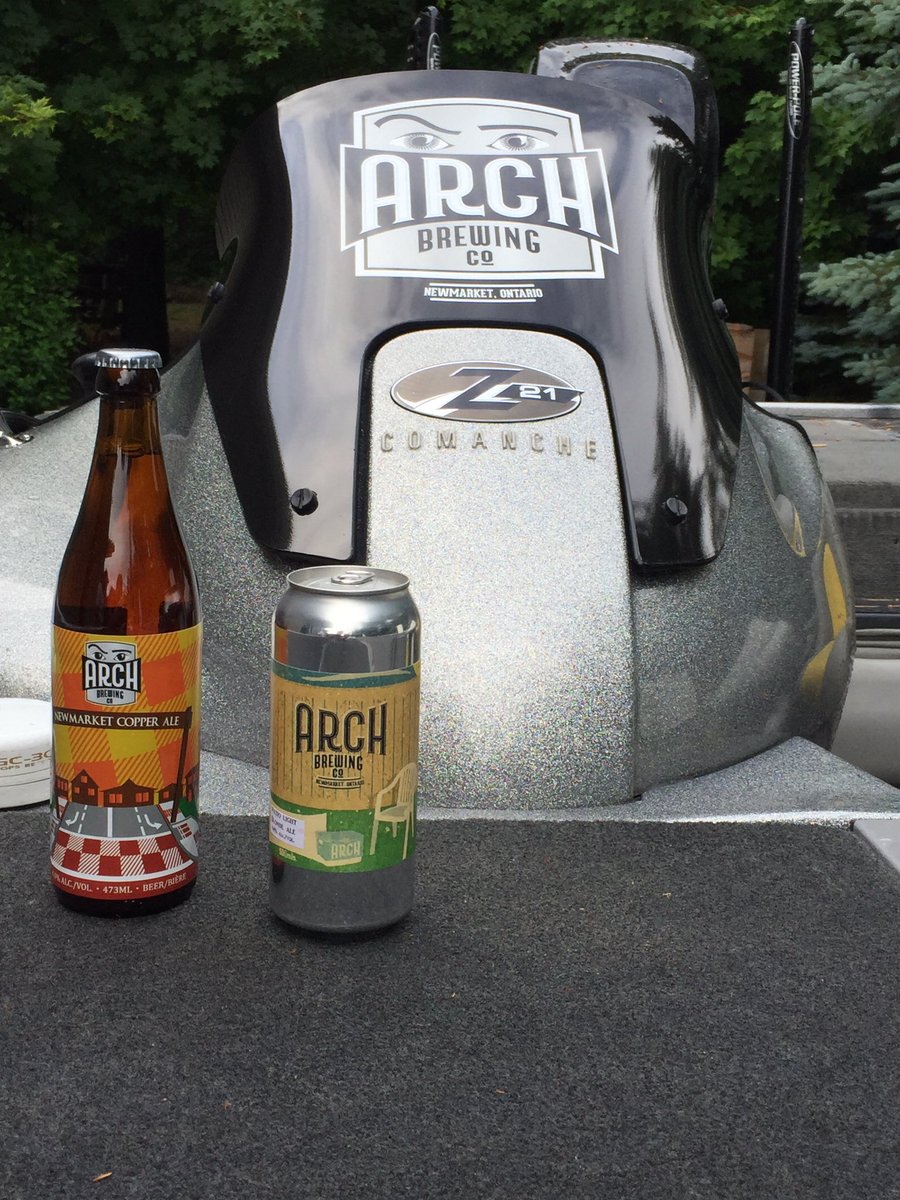 doug5fish's tweet photo. The angling team of Kelly Dean and Doug Ferguson are proud to announce a partnership with @ArchBrewingCo Newmarket https://t.co/NYHEYqlu29