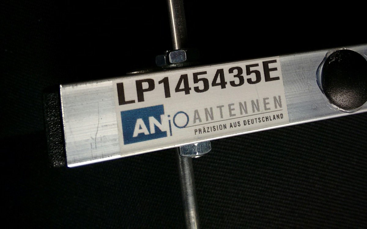 DK9JC's tweet photo. I am very pleased with my 4-ele #logper from #ANjo Germany #VHF #UHF #fb https://t.co/EXMVvea46D
