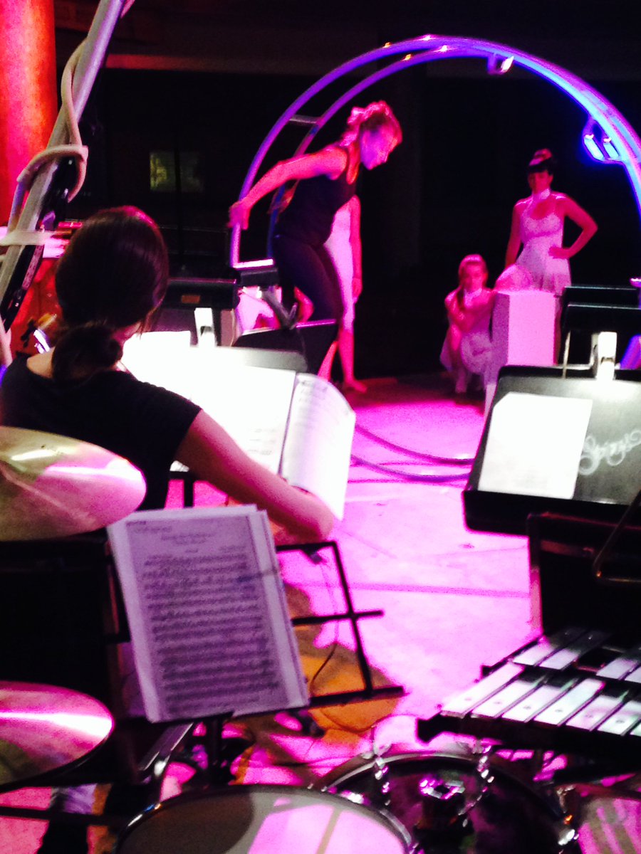 Cirque Fantastic warming up for tonight's opening gala... #musicbeyondfest