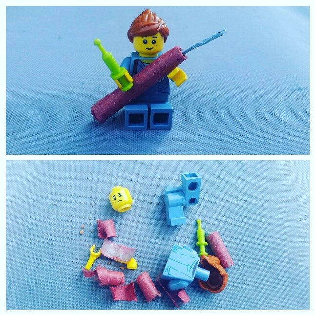 LegoRNadventure's tweet photo. PSA- Stay safe tonight lighting those firecrackers. The nursing community prefers not to see you in the hospital https://t.co/P4oNGqTImF