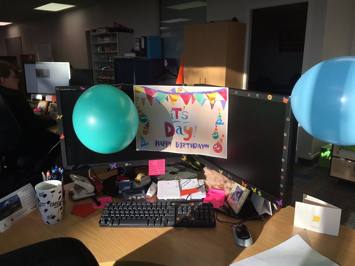 #celebrating #birthdays in the office. HB to Suzie!