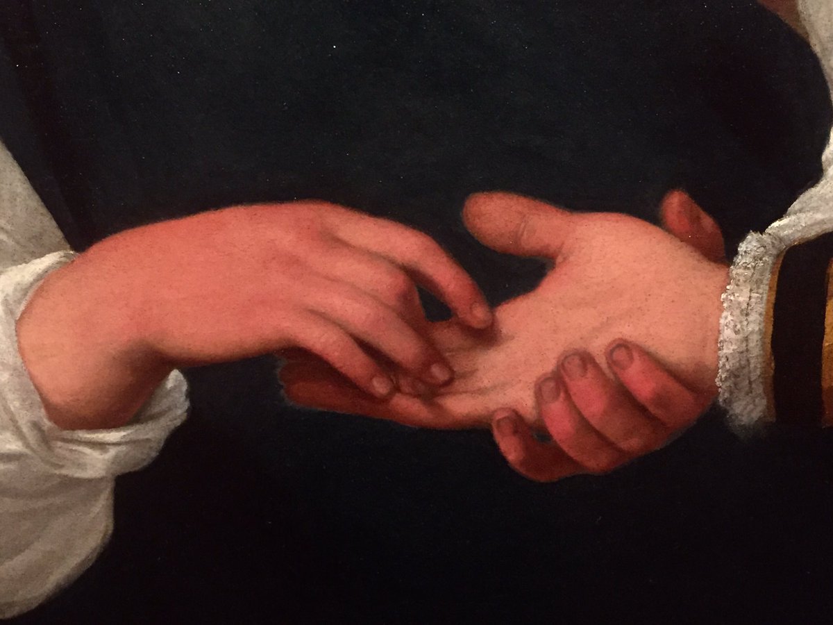 AndresPerruca's tweet photo. Las manos de Caravaggio. Maravillosa exposición #ÉchameUnaManoPrima #CaravaggioThyssen @jmgoico @museothyssen https://t.co/aIbydr5jNc