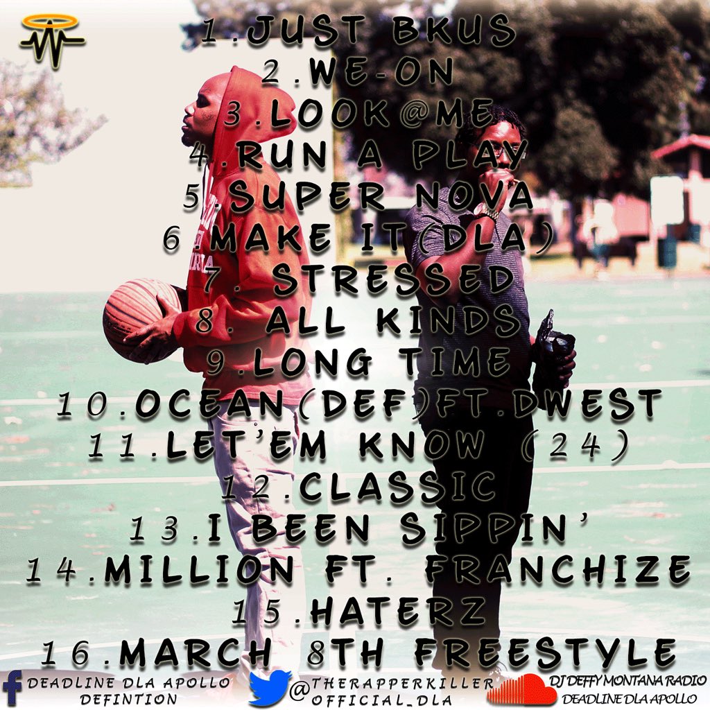 DlaJonez's tweet photo. 🔥🚨 #NewMusic 🎶 #JustBecause 📀 by @Official_DLA &amp; @TheRapperKiller https://t.co/p9WUVil23F #DOWNLOAD #SHARE #RAP https://t.co/vJESsyNaFA