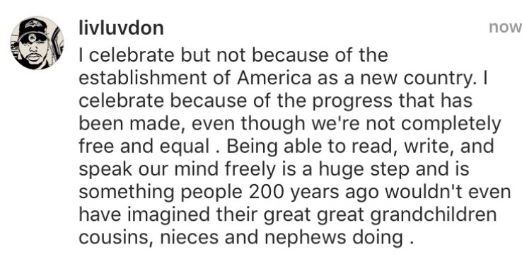 livluvdon's tweet photo. This is the only reason us black people should be celebrating and getting together today . ✊🏿 #Happyprogressday https://t.co/xxUS8LhTcG
