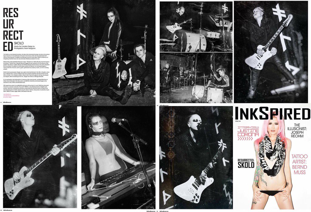 InkSpiredMag's tweet photo. Interview with @skoldofficial in the latest issue of @InkSpiredMag Also ft. @elijames #InkSpired https://t.co/OyZ0uFdtdz