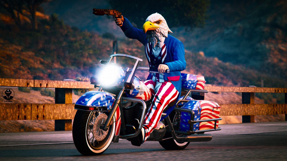 RobotCGH's tweet photo. Eagle #GTAOnline #IndependenceDay https://t.co/aQqZSTpmAN