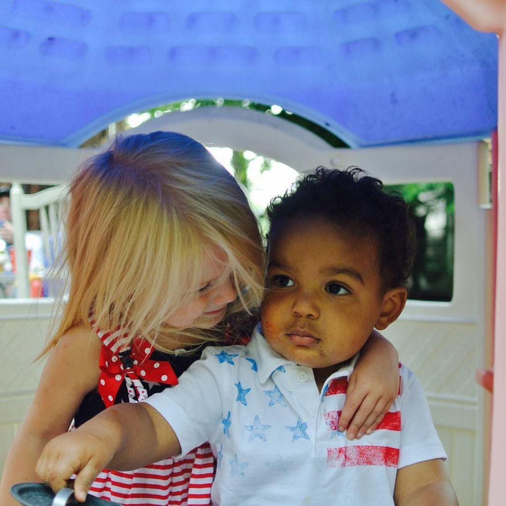 kendra_tierney's tweet photo. Lulu and her cousin Luke also wish you a very happy fourth! 🇺🇸 #luluke #happybirthdayameri… https://t.co/qAxSg0KnzZ https://t.co/giUCNujTMQ