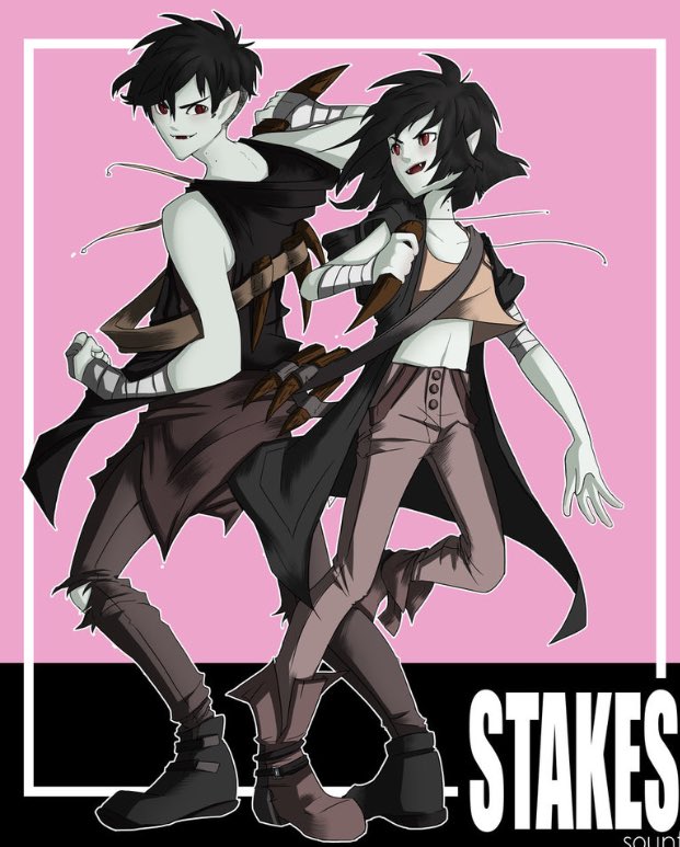 "Slaying vamps with Marce."