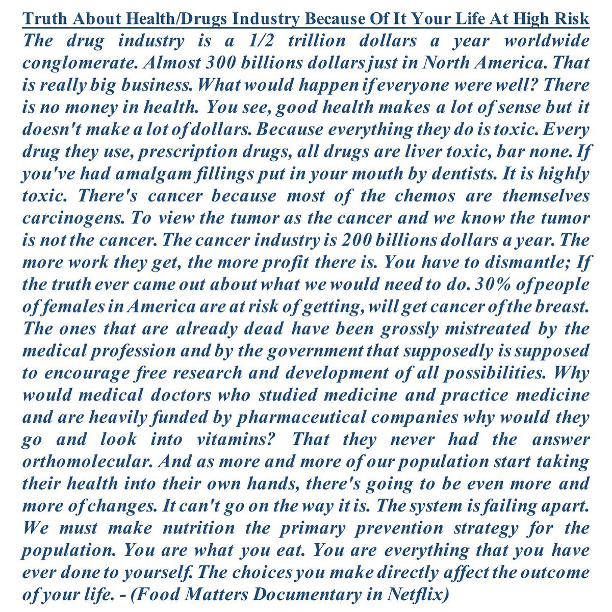 LDStuth's tweet image. #fraudindustry  #fraudsystem  #takecare #governmentslies  #biggestlies #Ihealth  #goodofinternet #societyhatetruth