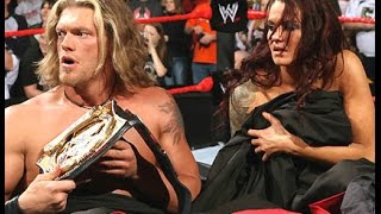 Malcolm Merlyn on Twitter: "When Edge and Lita had sex in the ring ...