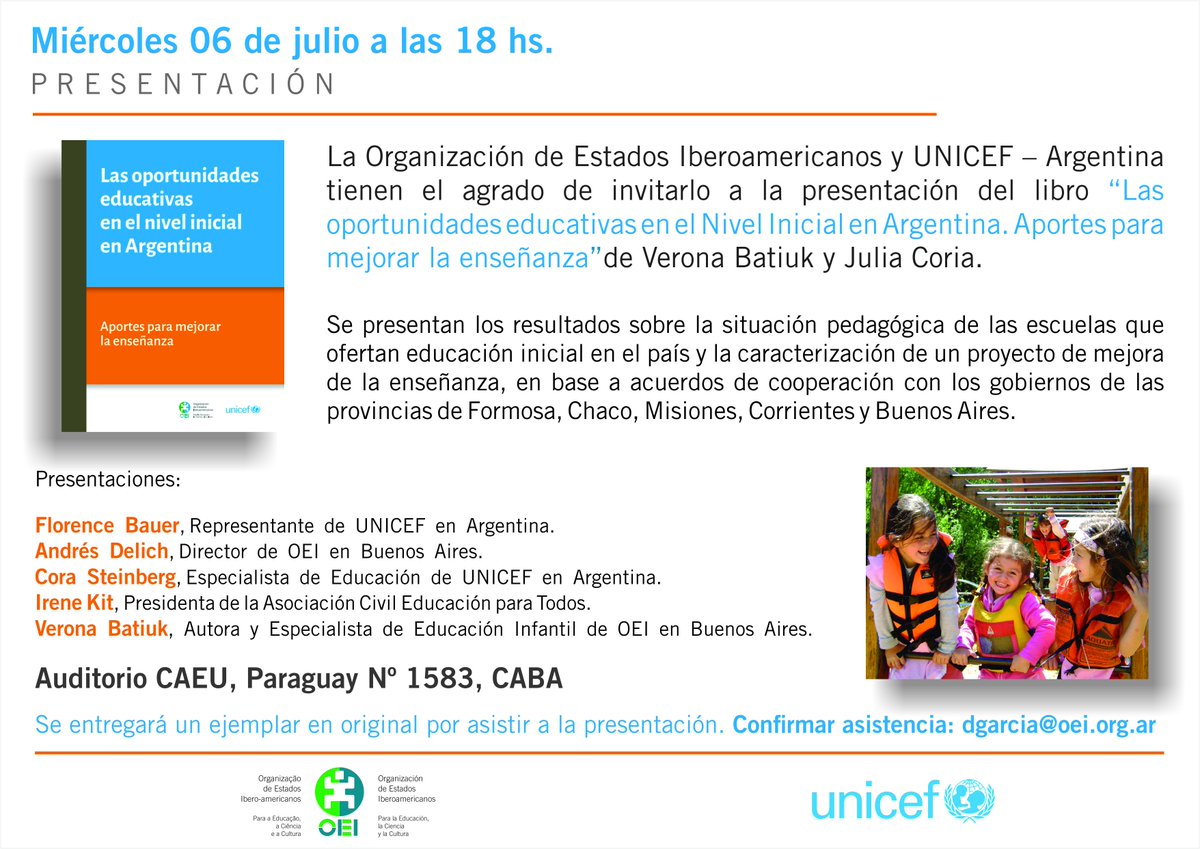 oeiarg's tweet photo. Este miércoles será a la presentación del #libro. Descargar aquí el #ebook → https://t.co/XC5izS5BqW ¡Los esperamos! https://t.co/VtUnb8HHHs