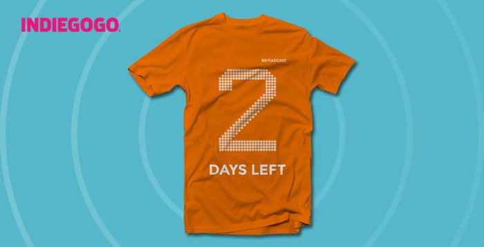 broadcastwear's tweet photo. ONLY 2 DAYS LEFT! https://t.co/hfqvmX4DAb #crowdfunding #WearableTech #tech #Wearables #IoT https://t.co/oLkK6aLQtr