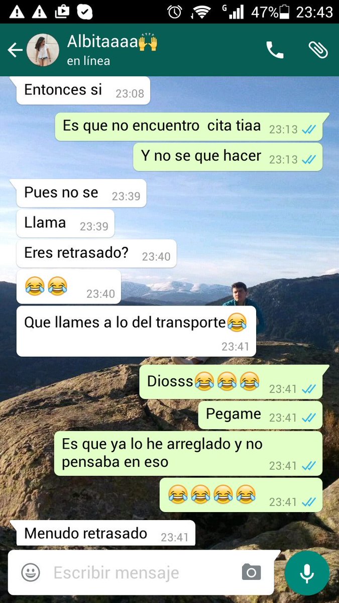 98Miguelgarrido's tweet photo. Cuando tu nivel de retraso es demasiado alto y la llamas a ella @Albita_arasanz https://t.co/ZX7Uf1I6Tl