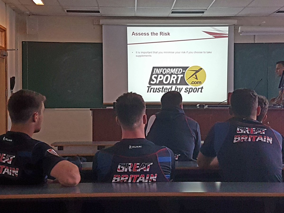 LorcanMcGee's tweet photo. UKAD education for the players #ukantidoping #100%me #cleansport https://t.co/5HCIHJwgm7