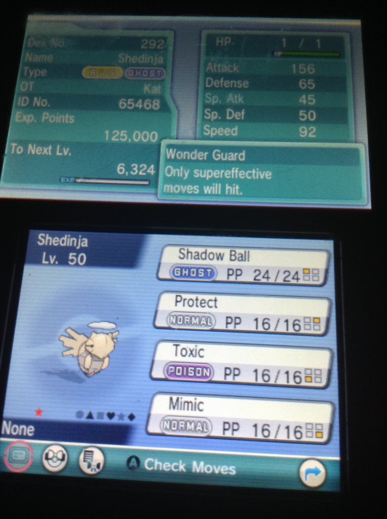 TeamFireGA's tweet image. First giveaway!! RT and follow to win this shedinja! &amp;lt;shiny&amp;gt; goodluck :)