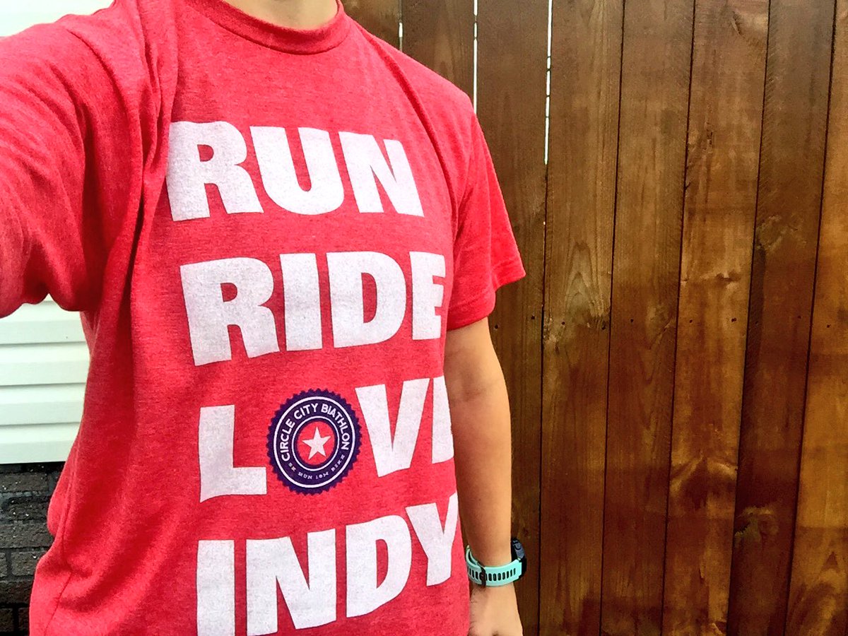 sdetro's tweet photo. Reppin' @GORaceNOW @Racemaker Productions #CircleCity Biathlon. Great way to kick off the #4thOfJuly! #indy https://t.co/8Fl9OP2LCb
