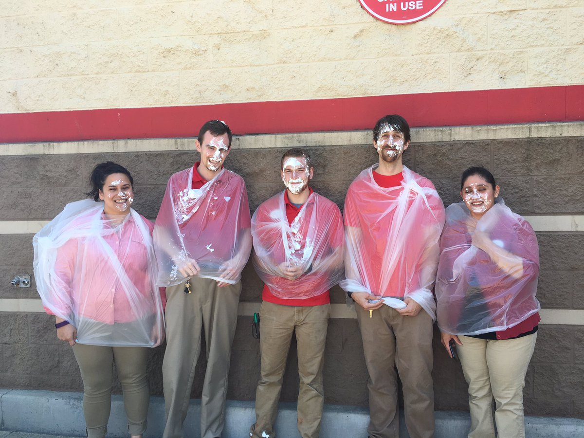 Celebrating the 4th with some pies (in the face). So thankful for these LODs. #pie4five% #doitfortheteam #RCs