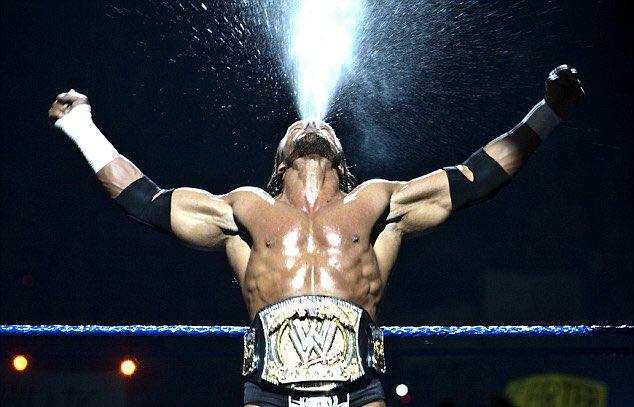 InternetPalace's tweet image. #GrowingUpWatchingWWE

*Drink Water* 

*Do this*