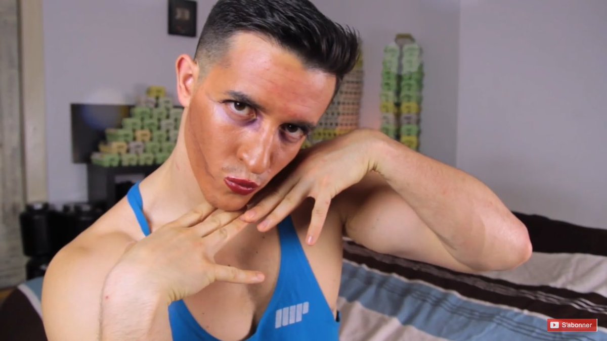 IlMafioso_'s tweet photo. @TiboInShape est incontestablement le gagnant du #MakeUpForBoyChallenge ! https://t.co/81dCkJcldz
