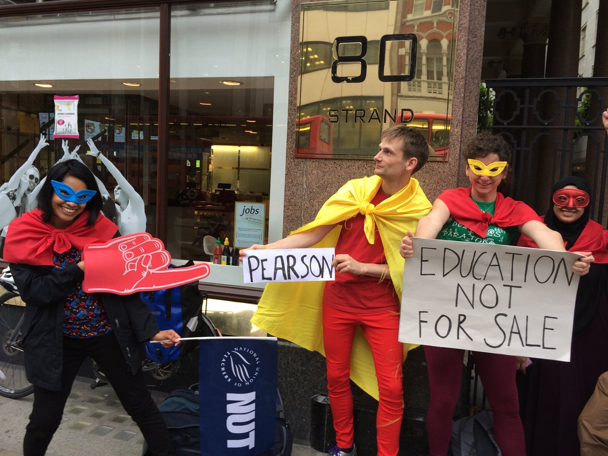STOP 1 @Pearson_UK sell textbooks,tests, push education reform4profit, tax havens <a href="/weownit/">Teresa L. Pointer</a>#investdontcut <a href="/NUTonline/">NUT</a>