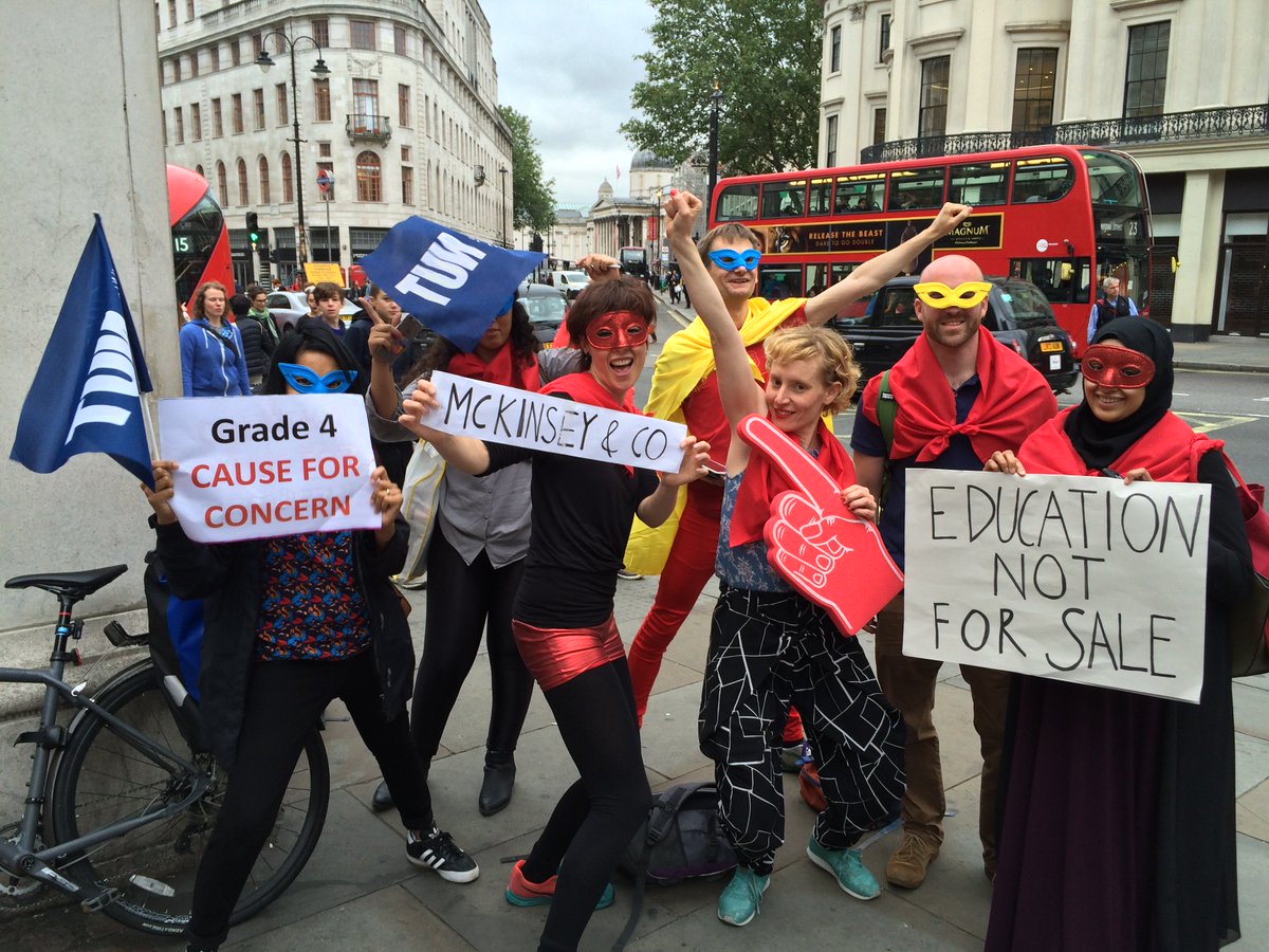 Stop 2 <a href="/McKinsey/">McKinsey & Company</a> key to #NHS privatisation, NOW privatising ed for profit <a href="/We_OwnIt/">We Own It</a> #investdontcut #GERMResistance