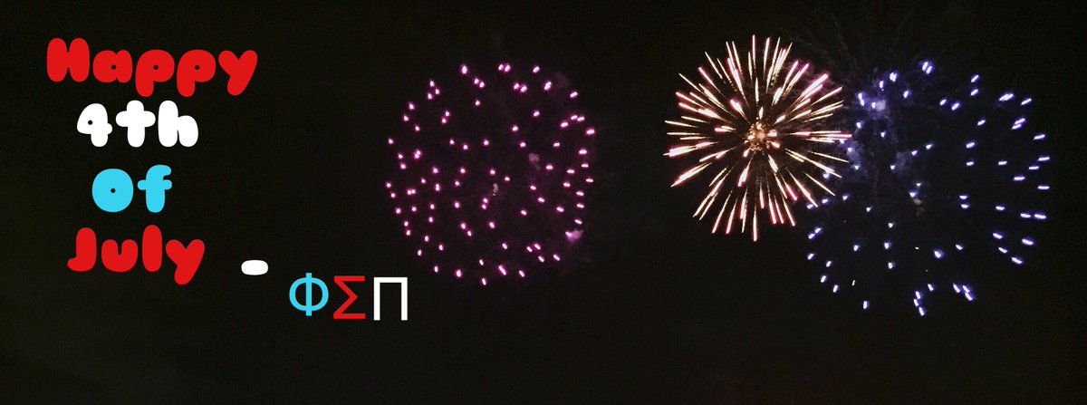 PhiSigmaPiDPU's tweet photo. Happy 4th of July from all of us at Eta Gamma💜💛🎆 #PspDPU #PhiSigmaPi #DePaul #FourthofJuly https://t.co/hO4Yehasvq