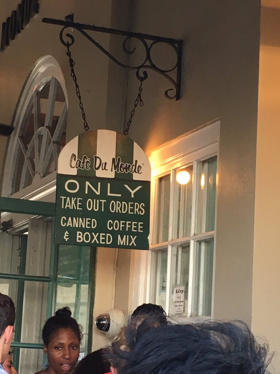 Nothing says #NOLA like beignets and an iced coffee!