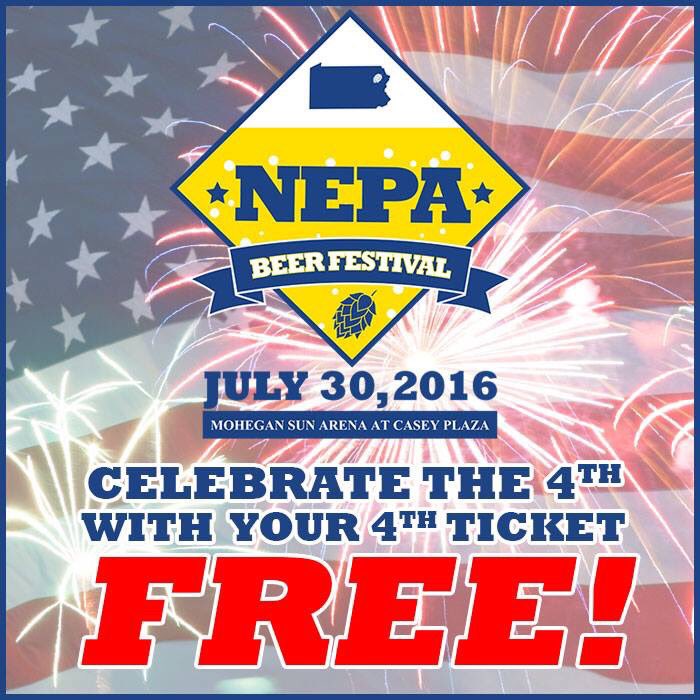 Hope you're having a great 4th! Don't forget, take advantage of our #ID4 deal bit.ly/NEPABeer #nepabeerfest