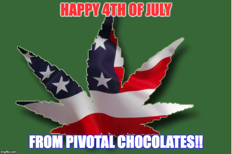 PivotalChoc's tweet photo. #4thOfJuly,#mmjCA, #Cannabisedibles https://t.co/CfJlhwPjuS