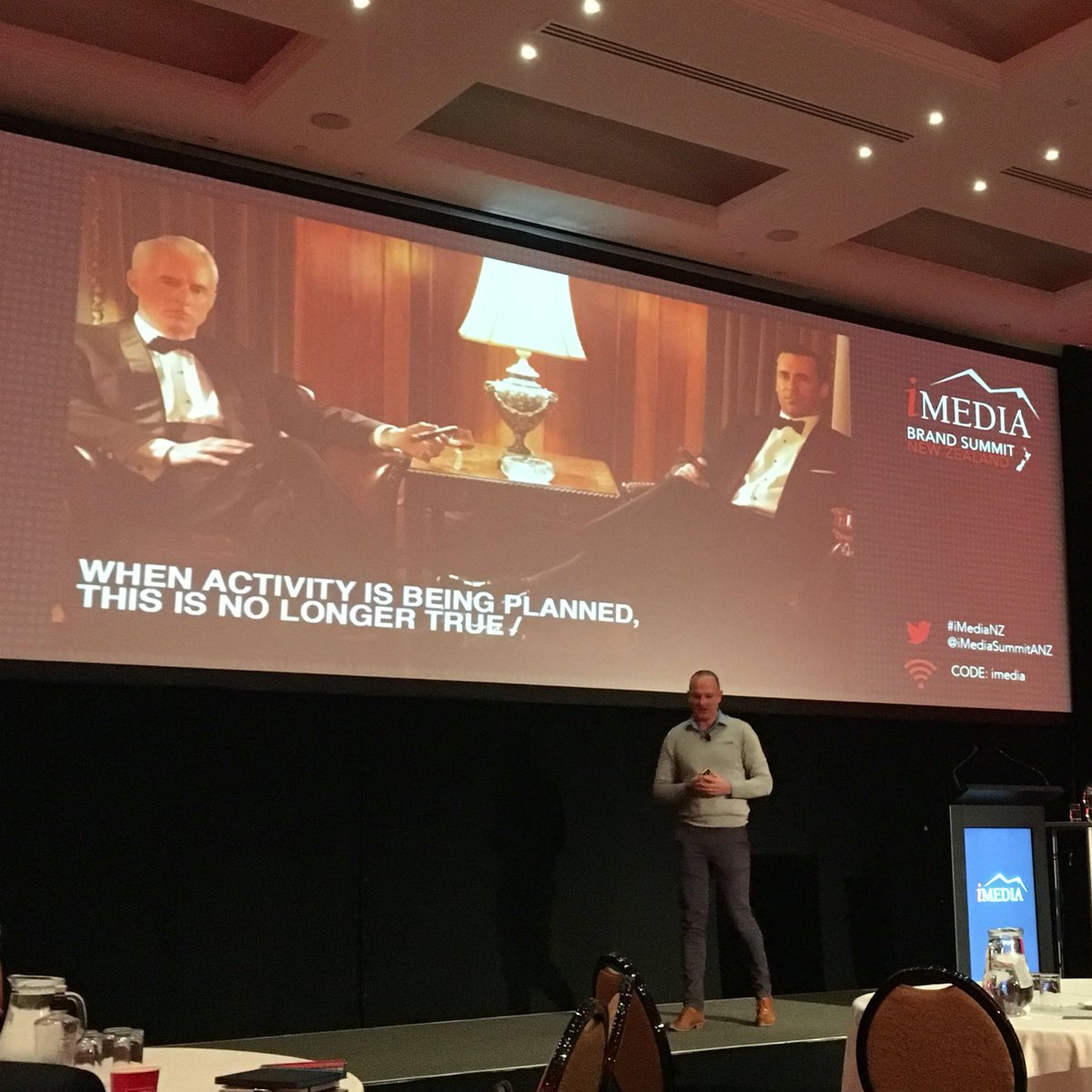 Programmatic - "We've moved away from buying spots and spaces, to buying audiences." Richard from KPEX #imedianz