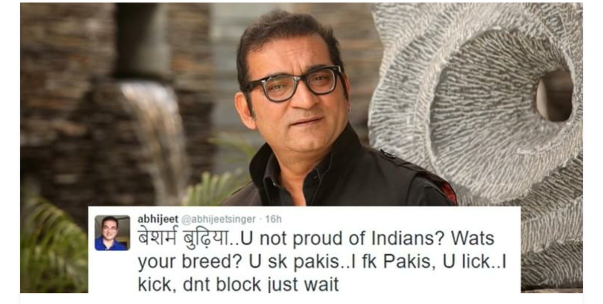 JantaKaReporter's tweet photo. Watch- When Abhijeet insulted India by calling it 'ghatiya' and 'ghulam' country.
https://t.co/oRgQ0ISrnH https://t.co/jPS1y2OdHp