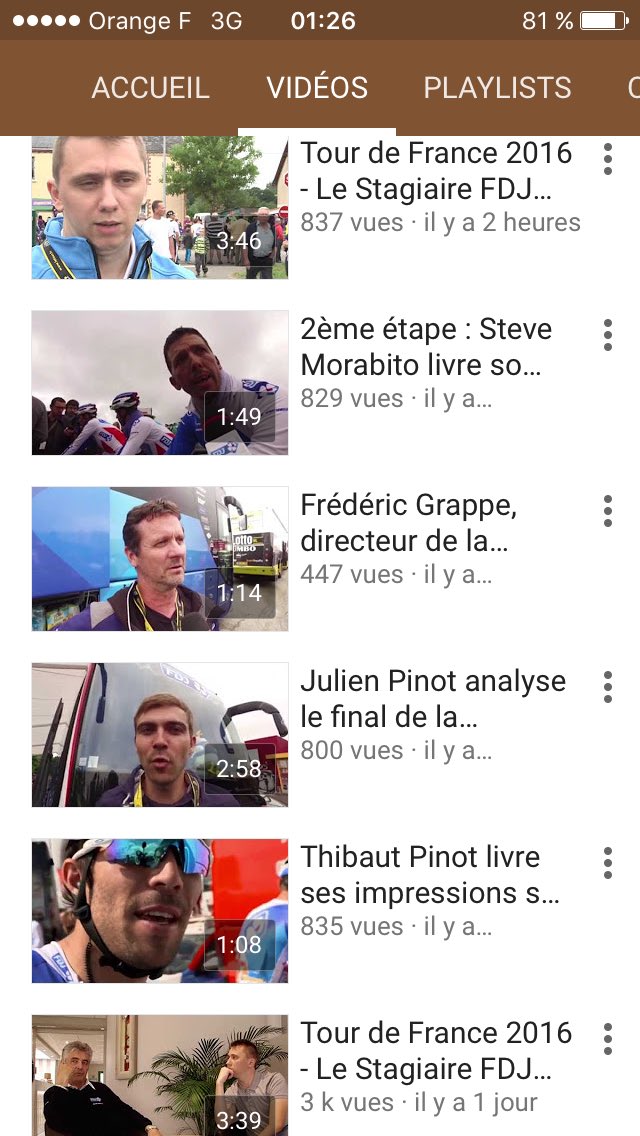 Robert_Chipote's tweet photo. Allez hop ! Une petite série de vidéos @EquipeFDJ à se mater avant d'aller au pieu !
#TDF2016 #AllezFDJ #Twittcyclos https://t.co/Bp5GxZI9CZ